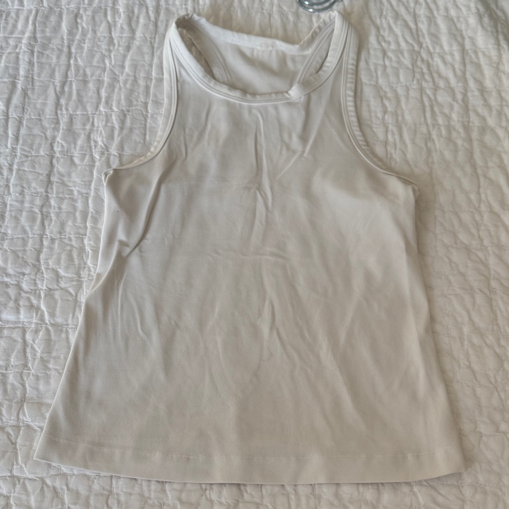 lululemon athletica White Racerback Tank Top